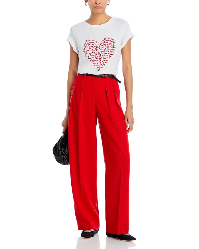 Je T'Aime Heart Graphic Tee