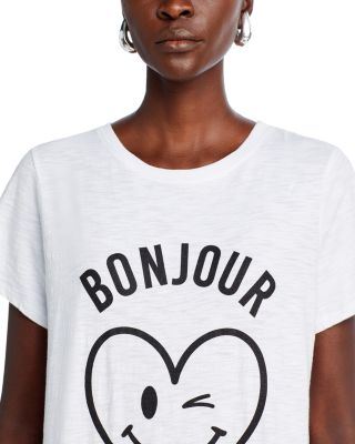 Bonjour Smiling Heart Tee