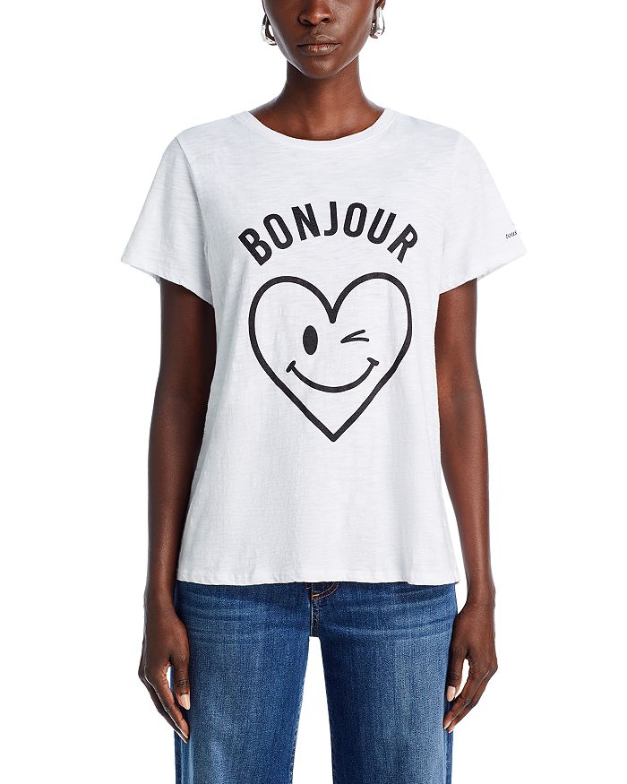 Bonjour Smiling Heart Tee