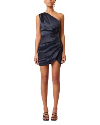 Samantha Satin One Shoulder Dress