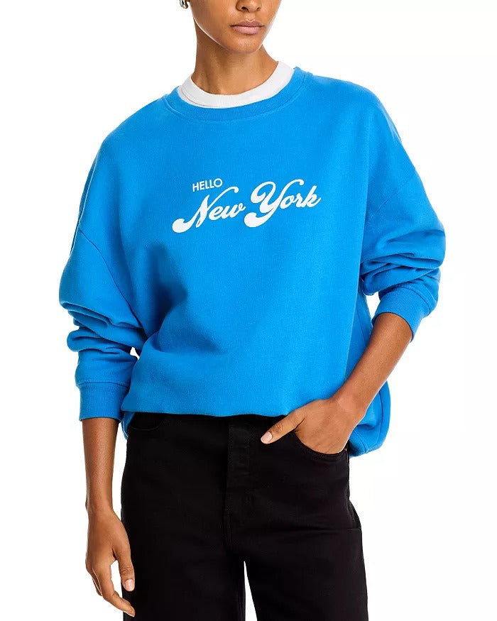 Oversized Hello New York Sweatshirt