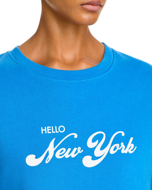 Oversized Hello New York Sweatshirt