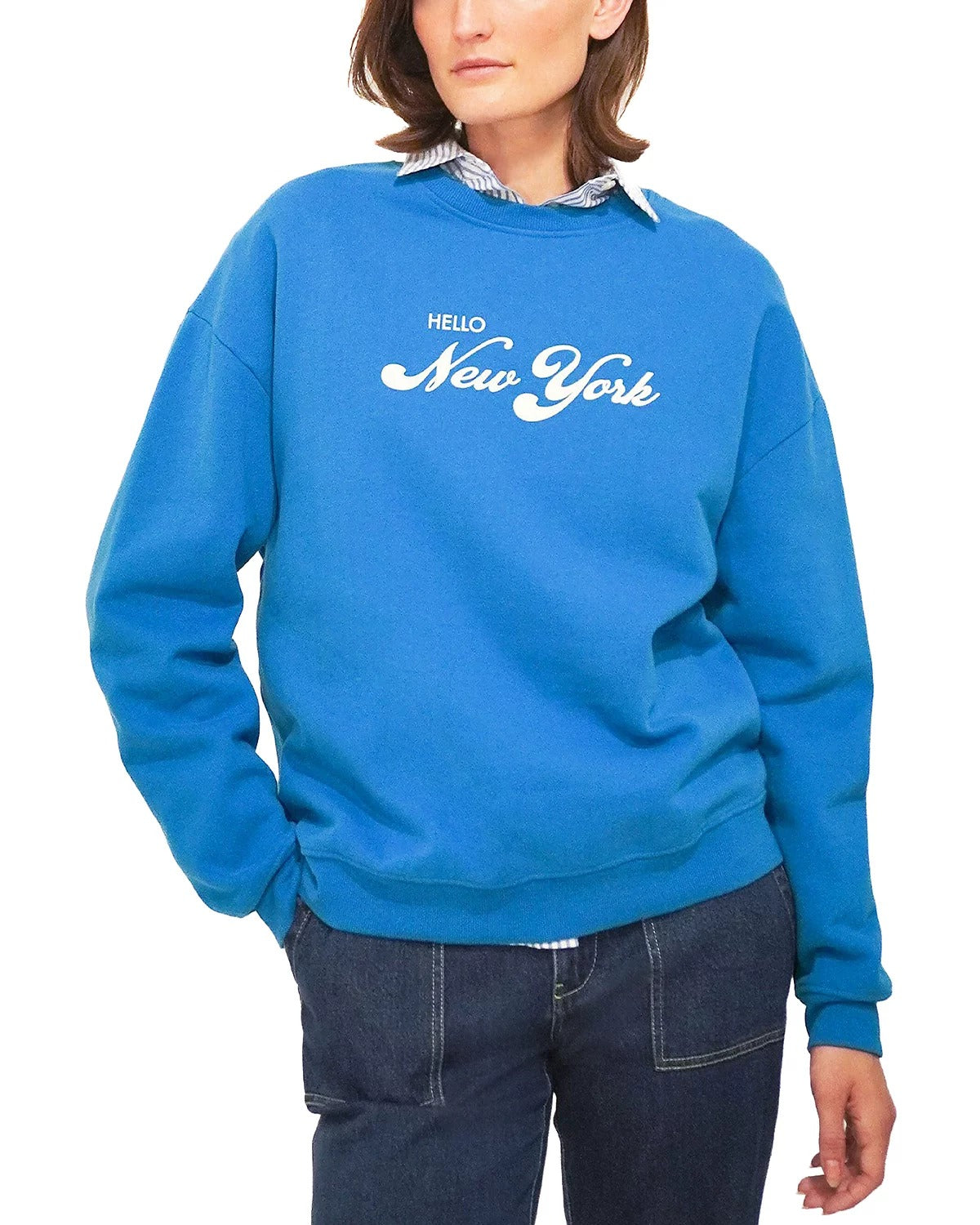 Oversized Hello New York Sweatshirt