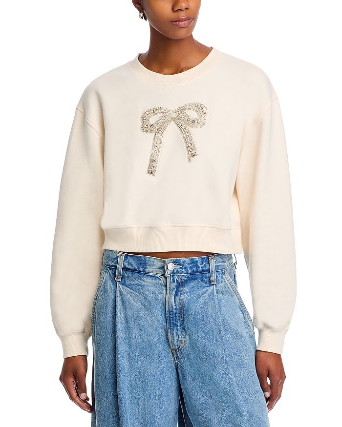 Rylan Embellished Bow Sweatshirt