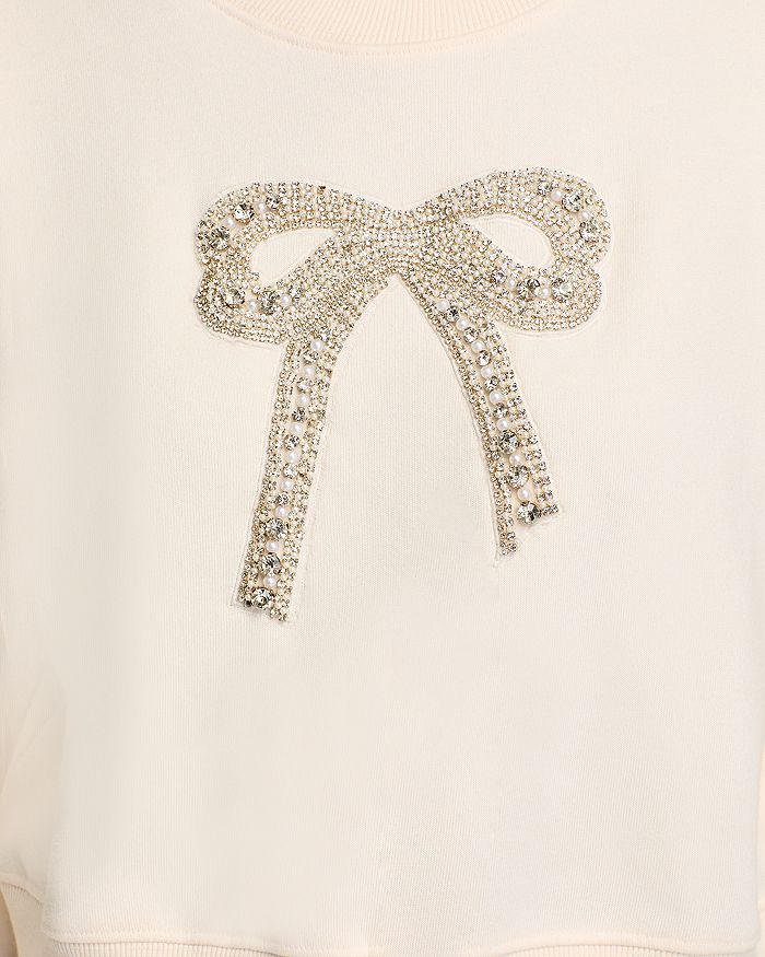 Rylan Embellished Bow Sweatshirt