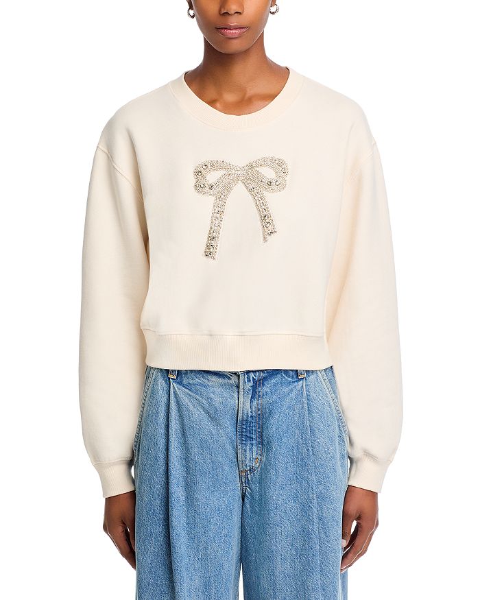 Rylan Embellished Bow Sweatshirt