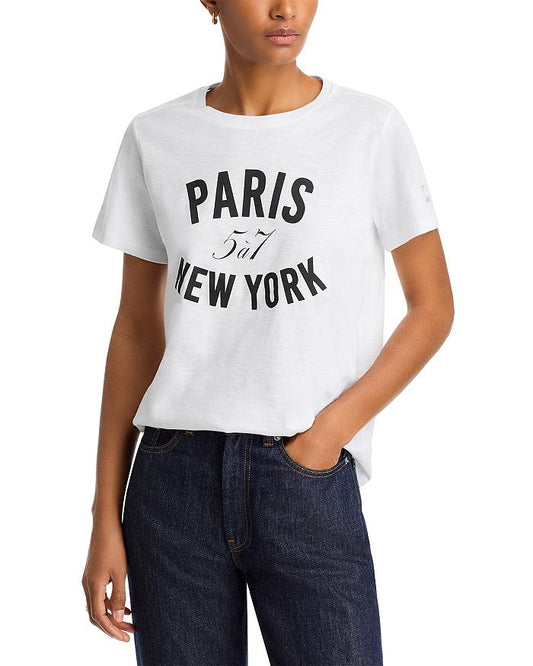 Paris New York Graphic Tee