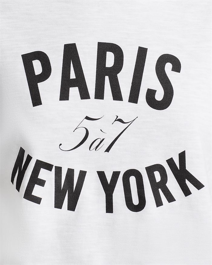 Paris New York Graphic Tee